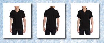 Calvin Klein Jeans men's solid short sleeve polo, black,