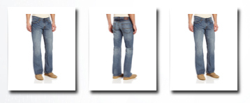 U.S. Polo Assn. men's boot cut five pocket jean, blue, 31x30