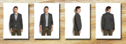 A|X Armani Exchange armani exchange mens ponte knit blazer