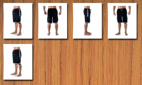 Alki'i men's boardshorts solid colors team usa, , black